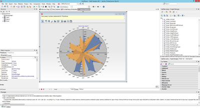 A Polar Chart example displaying implemented Zoom support. 
